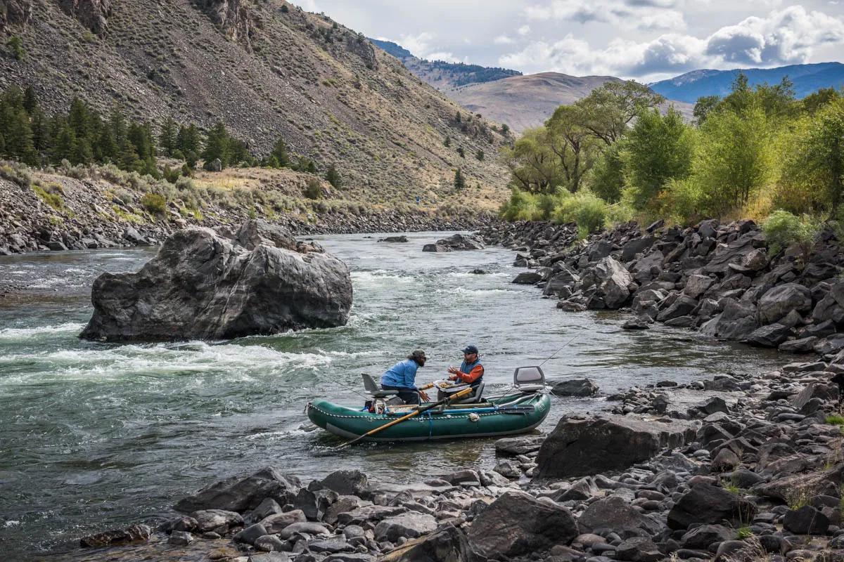 Yellowstone River fly fishing in September