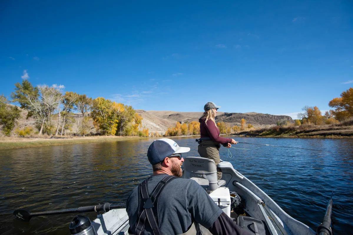 September fly fishing on the Big Hole River The lower Big Hole makes for a nice float in September