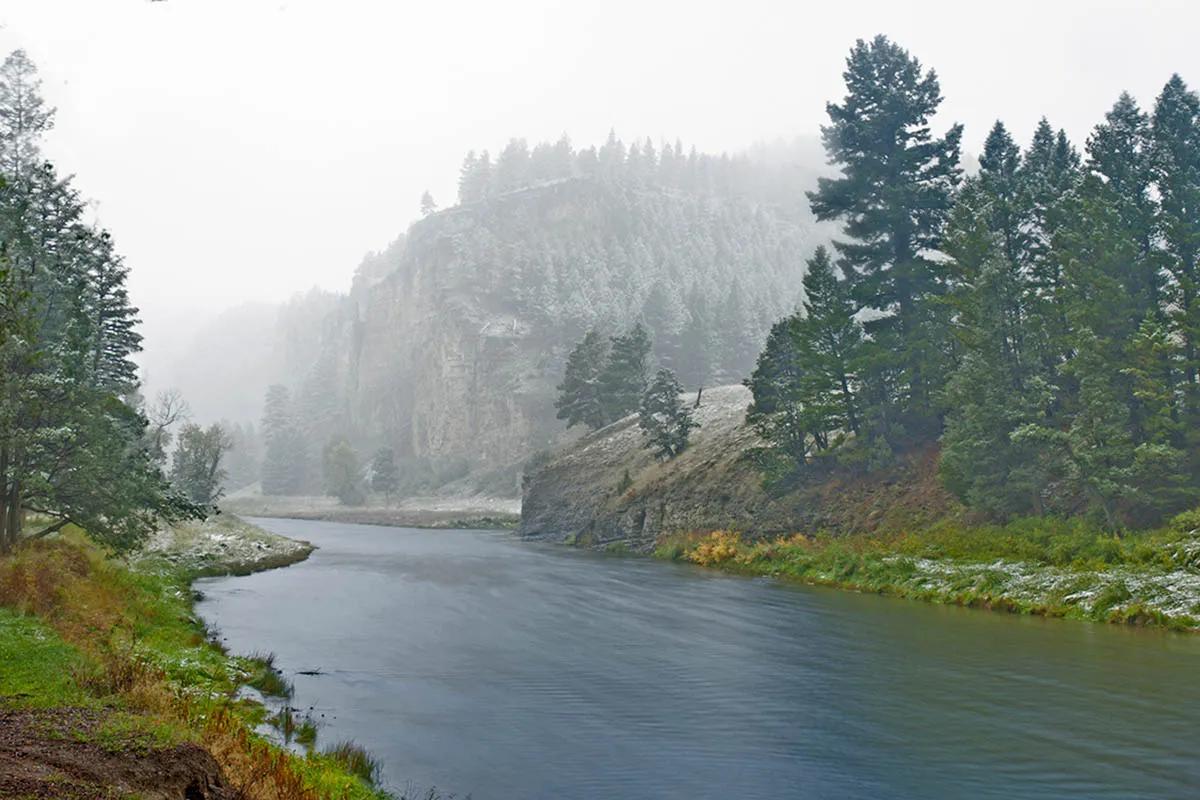 Fly fishing the Smith River in April Be prepared for chilly weather when fishing the Smith River in April