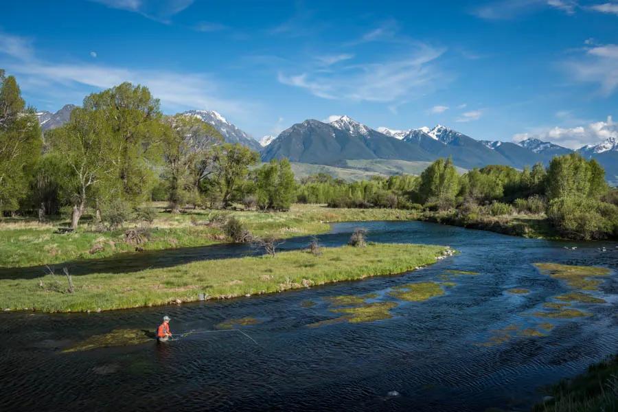 Long, technical casting is often required to fool Armstrong's cagey trout