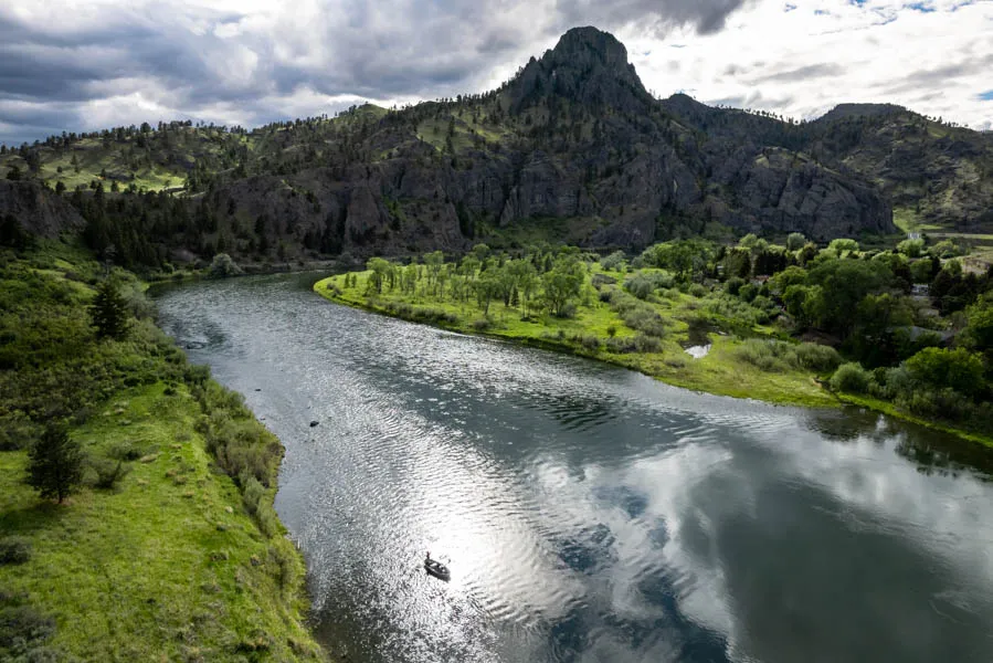 Floating through Mountain Palace on the Missouri River