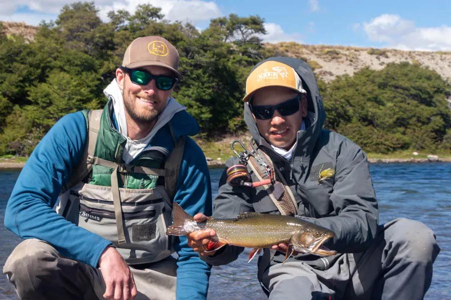Keegan persisted to catch one of the Rio Corcovado's legendary brook trout