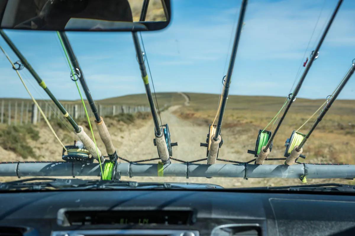 Fly rods 9 foot, 5- and 6-weight fly rods are typical tackle for anglers in Patagonia