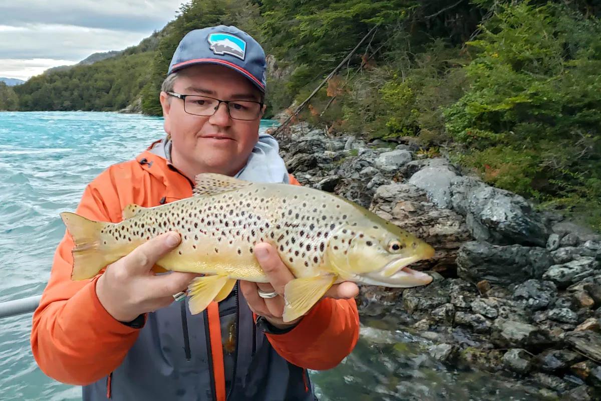 The Rio Baker supports a healthy population of brown and rainbow trout