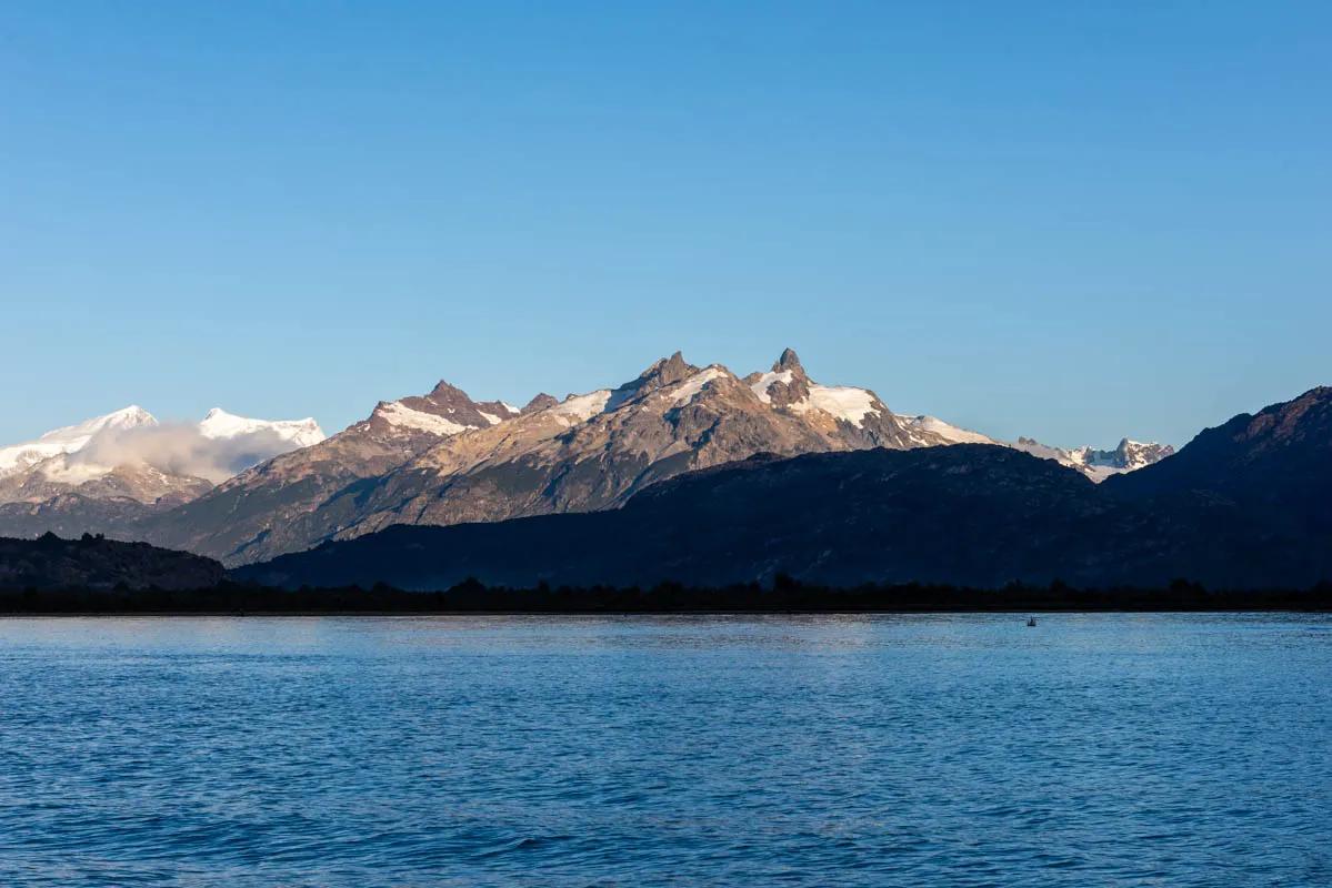 Views of the Andes Mountains kept things interesting on the drive south