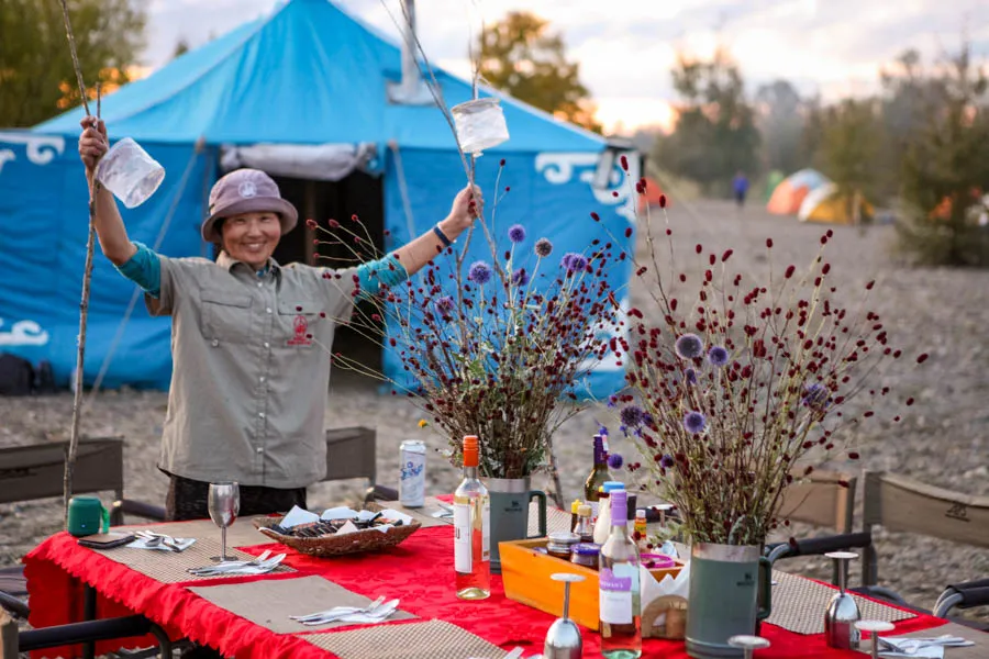 Camp dinner