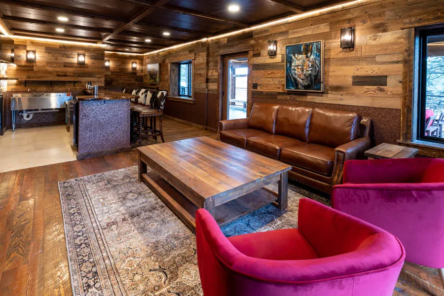 Bar at the lodge