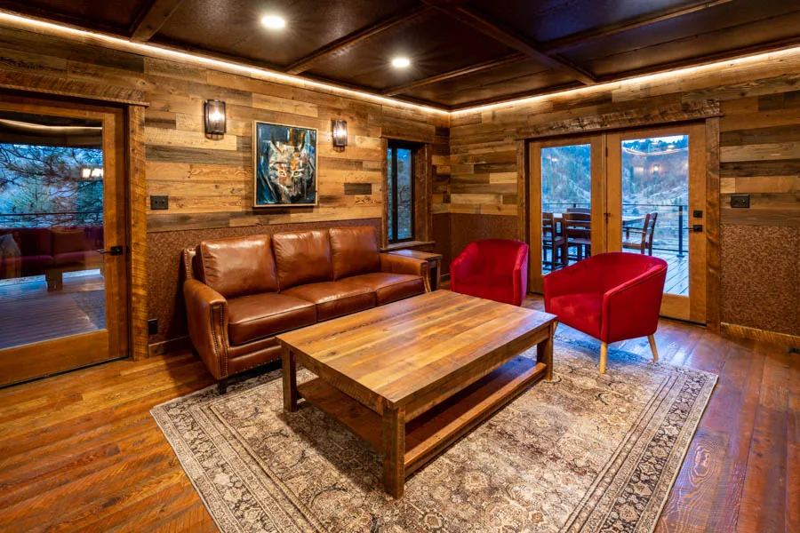 Bar at the lodge