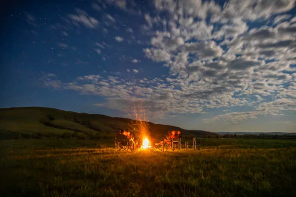 camping in Mongolia
