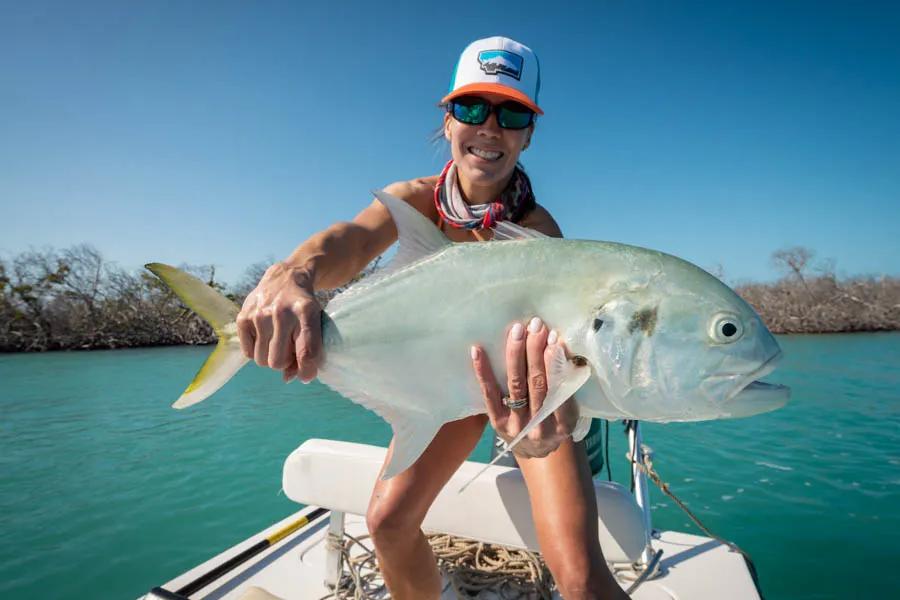 The gangsters of the flats: jacks! These fish are awesome sportfish when they come into the shallows cruising for prey.