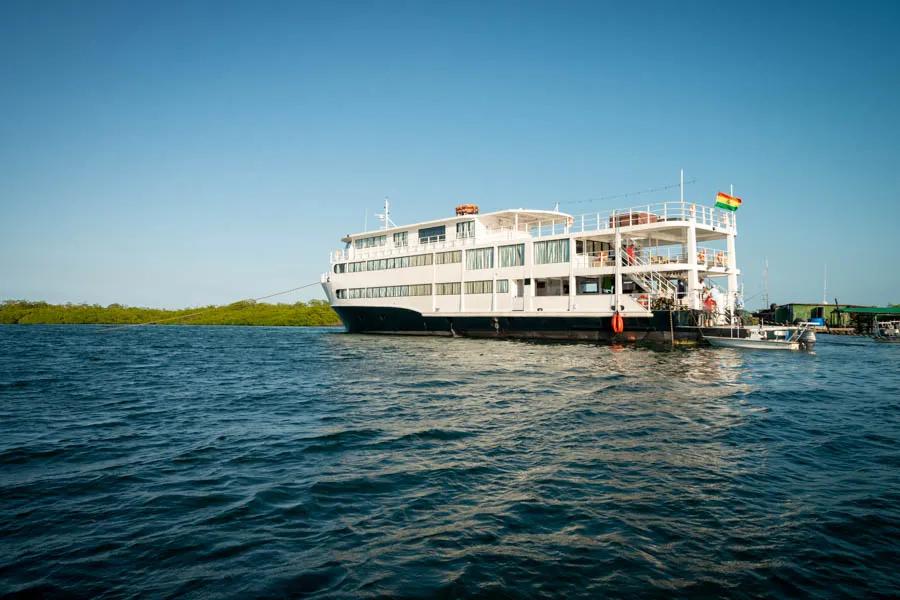 Our large live-aboard home base felt much more like a high-end lodge than a boat. With three decks, a full bar, private air conditioned berths and large gathering areas we enjoyed all of the comforts when back from fishing each day.