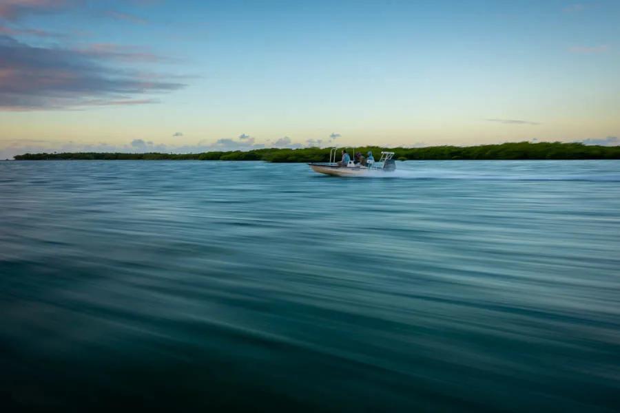 Each morning we made a run to new fishing grounds. With exclusive permits on this expansive marine park it seamed surreal to have so much water at our disposal with such little fishing pressure.