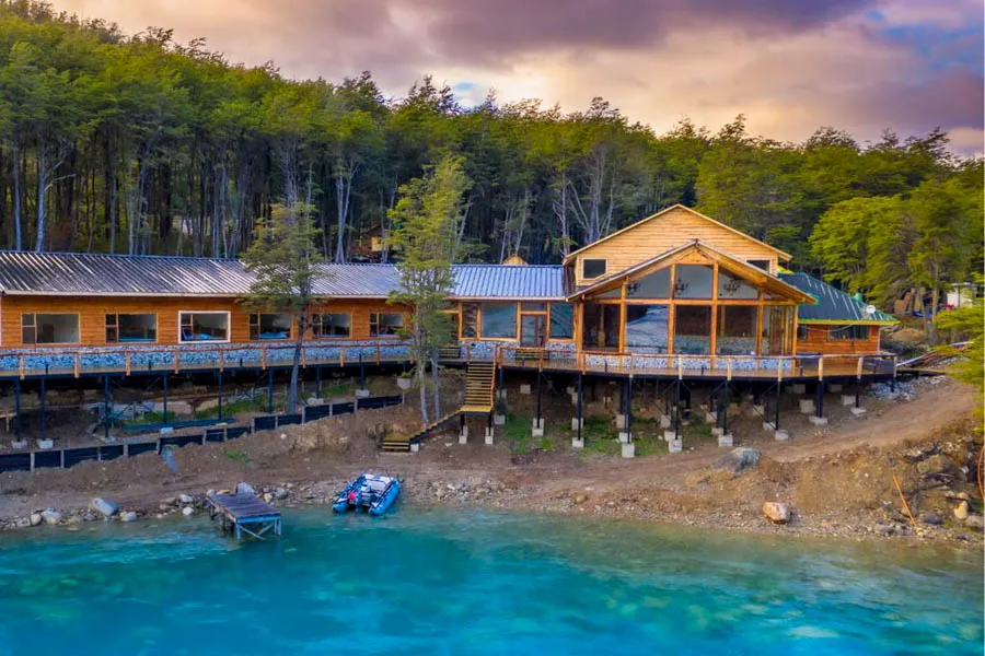 Baker River in Chile on water