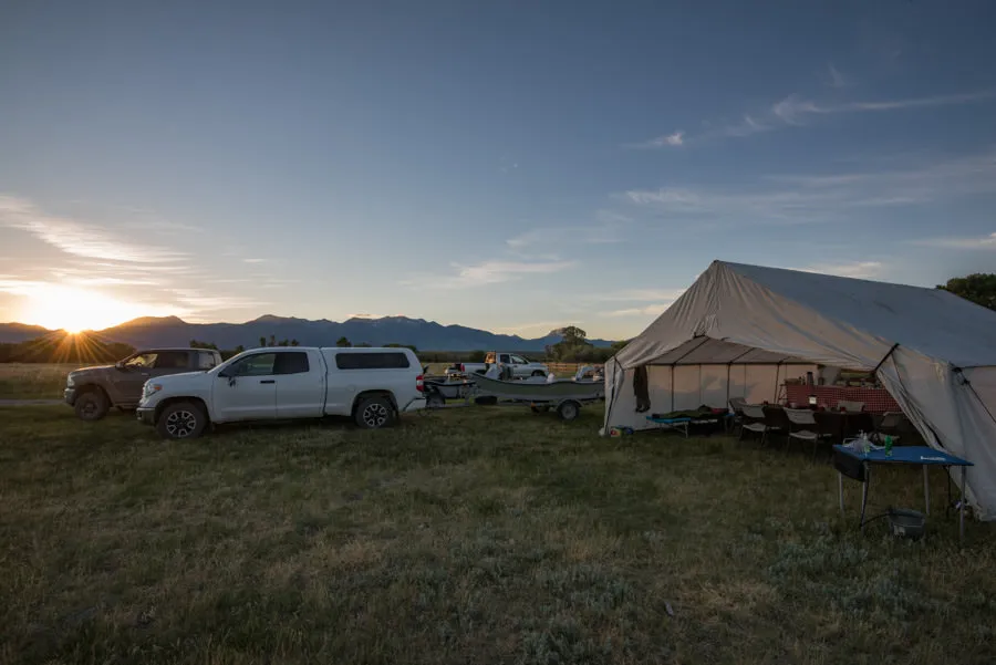 Drive in camp