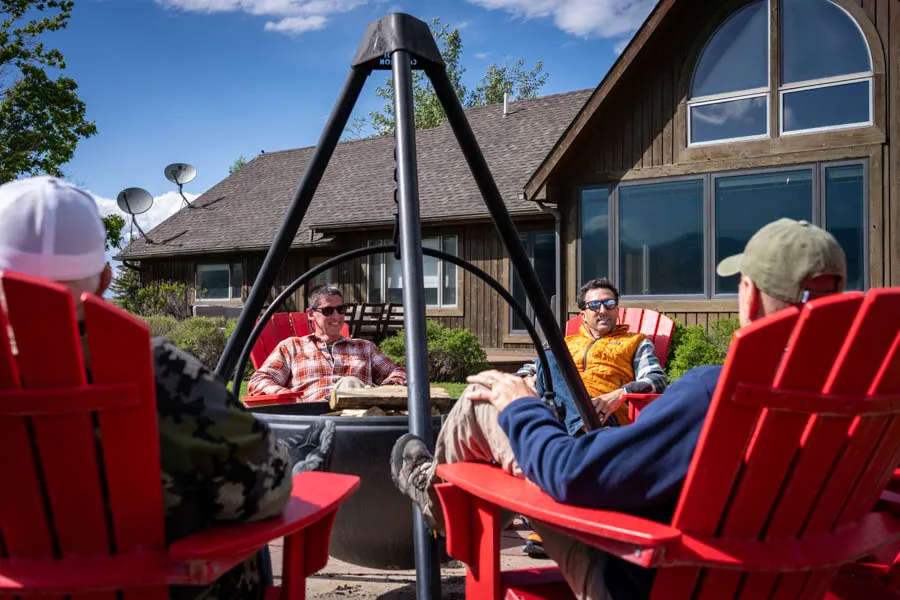Madison River Lodge firepit
