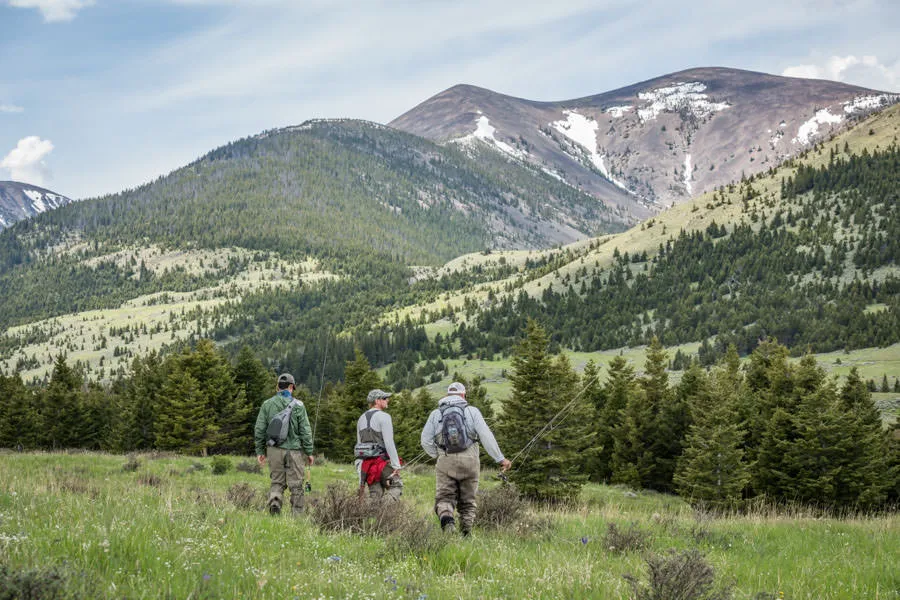 Walk in private ranch fishing in Montana