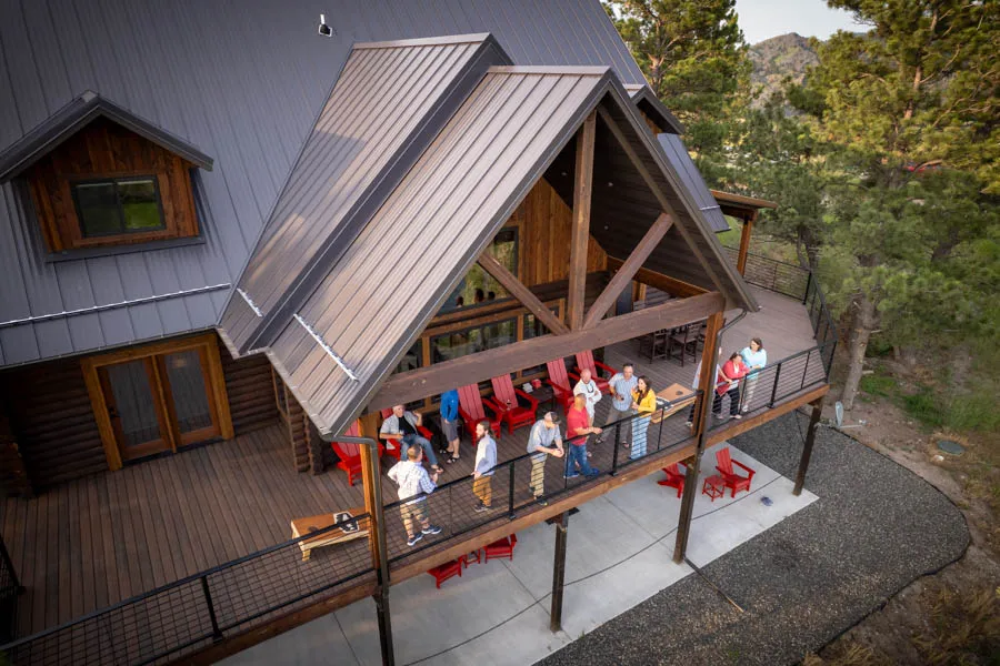 Cliffs Lodge deck