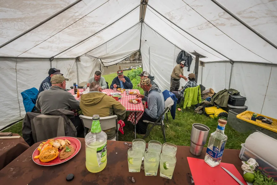 Camp dinner