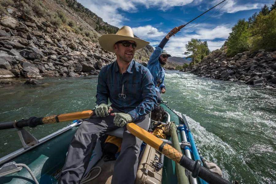 Be patient with your hook sets on larger waters with larger fish. While a quick hook set is fine for splashy rises from smaller trout, larger trout are slower and more deliberate and you need a short pause as they suck the hopper down before the set.