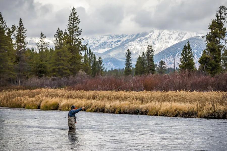 Fishing Yellowstone National Park in October October is a great time to target big brown trout. Browns spawn in late October through December. Just before the spawn they begin to migrate and also become more territorial.