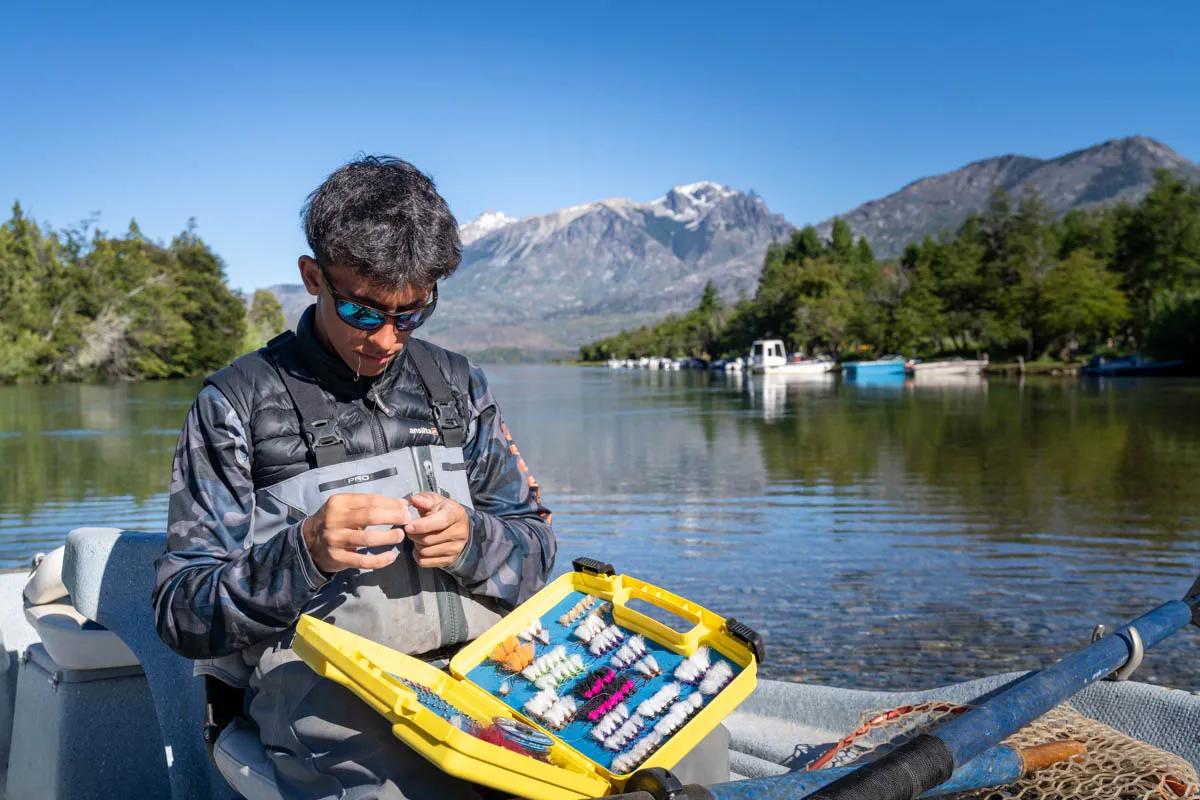 Attractor patterns are popular on Patagonian rivers. Attractor patterns are popular on Patagonian rivers.