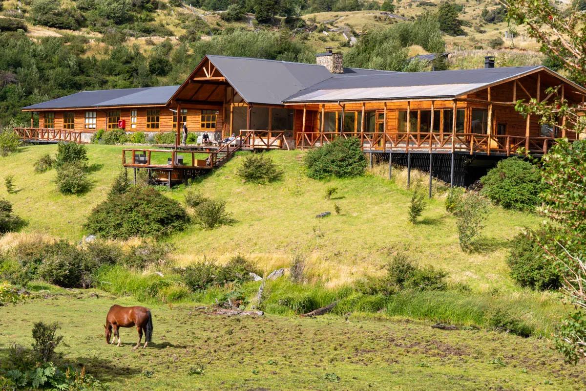 The back deck of the lodge is a nice spot to take in the sunset or enjoy a soak in the wood fired hot tub