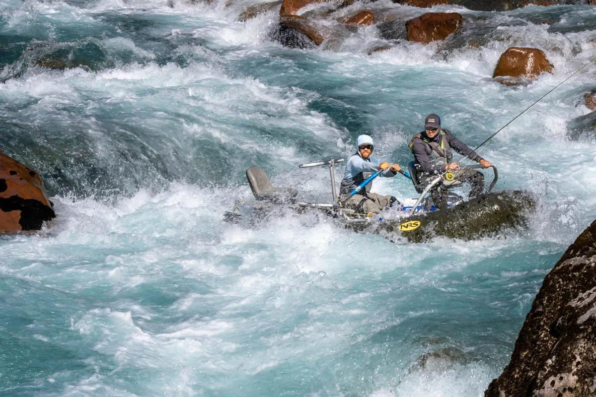 Jaime's whitewater skills were on full display through the rapids of the Paloma