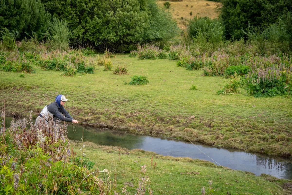 Site fishing on small spring creeks is a nice change of pace from the larger waters