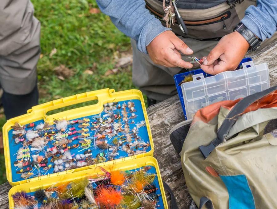 Choosing the right fly is important for a Smith River fly fishing trip because once you launch there are no fly shops on the river.