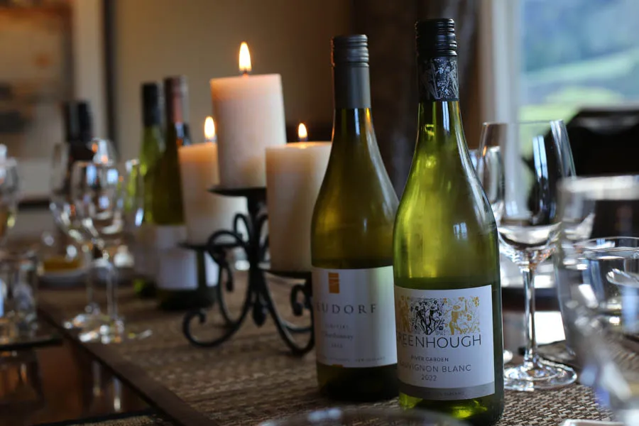 Fine dining and lodge at Owen River lodge New Zealand
