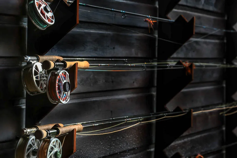 Luxury fly fishing lodge