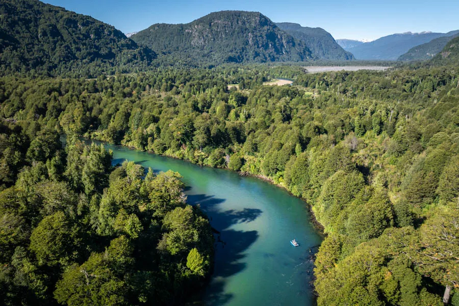 Wilderness fly fishing trips in Chile