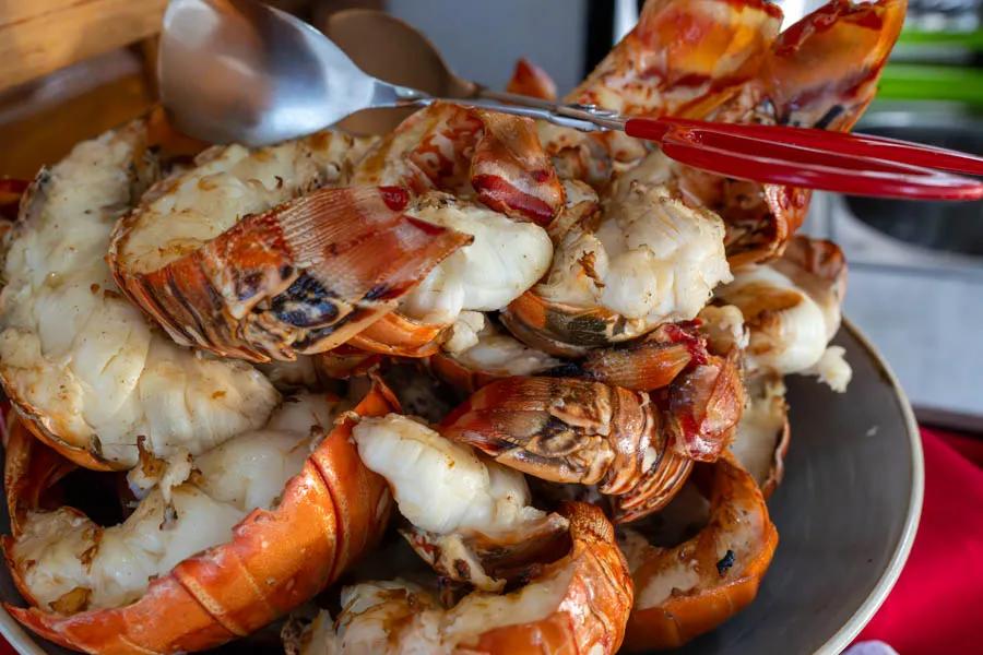 Cuban lobster There is no shortage of great food at meal time. Each evening had several options with plenty of fresh seafood along with other local Cuban favorites.