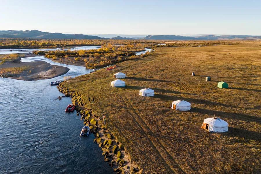 Mongolia ger camp The sweeping big sky views of Mongolia are unparelled