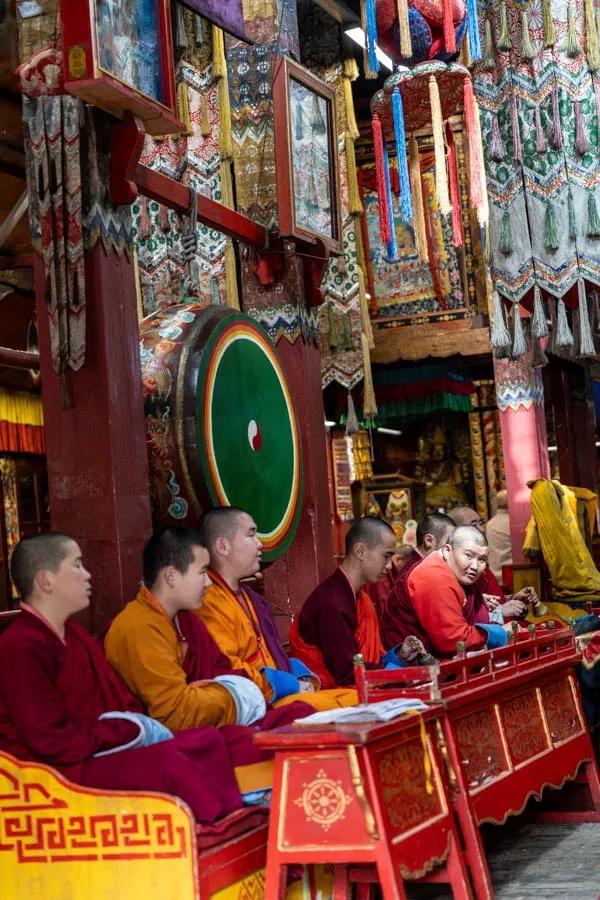 Bhuddist monestary Our group all opted to arrive an extra night early in Ulaanbaatar. Our local partners arranged a city tour for us at that included a visits to the National museum and a large Bhuddist monastary