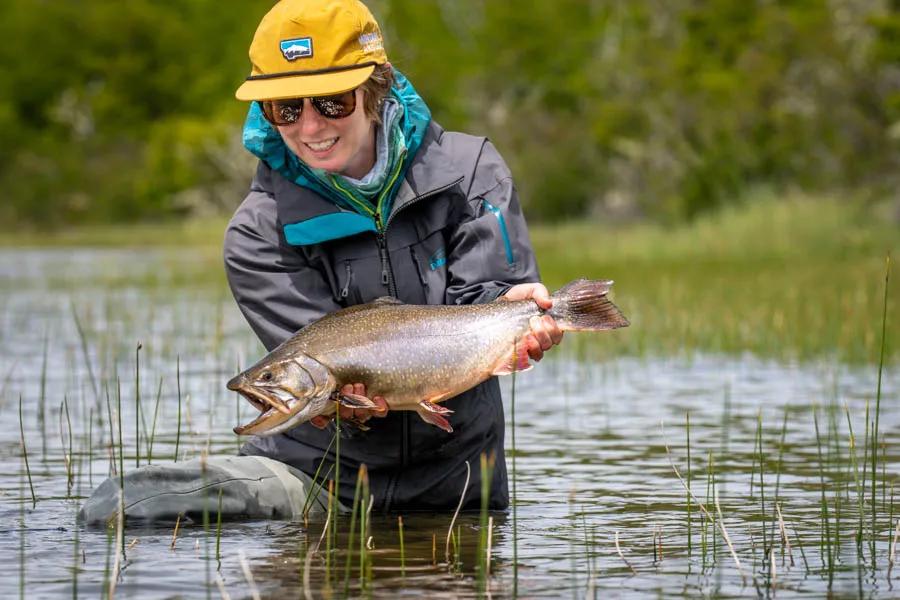 Patagonia is home to some of the largest brookies on the planet. Patagonia is home to some of the largest brookies on the planet.