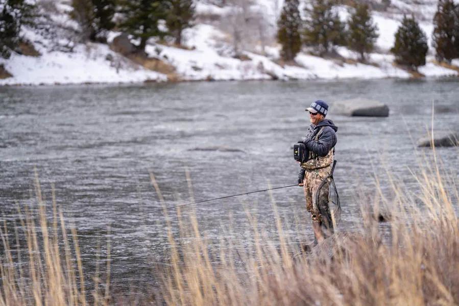 Bootfoot waders are a game changer for winter angling. Bootfoot waders are a game changer for winter angling.