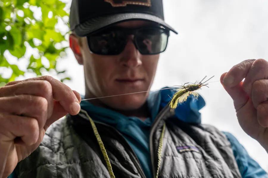 Montana fly fishing tricks and tips. If you are fishing subsurface, always fish with two flies. This helps the flies sink faster and increases your offerings to any hungry trout.