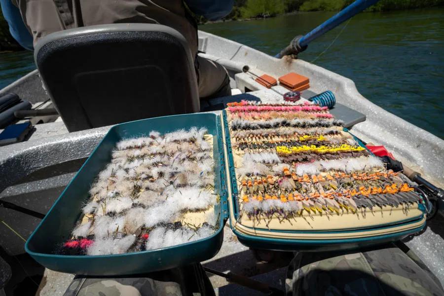 If you are fishing in Argentina and near Carrileufu River Lodge be sure to have a good selection of dry flies. Fly selection for fishing out of Argentina's Carrileufu River Lodge consists of a variety of medium to large dry flies.