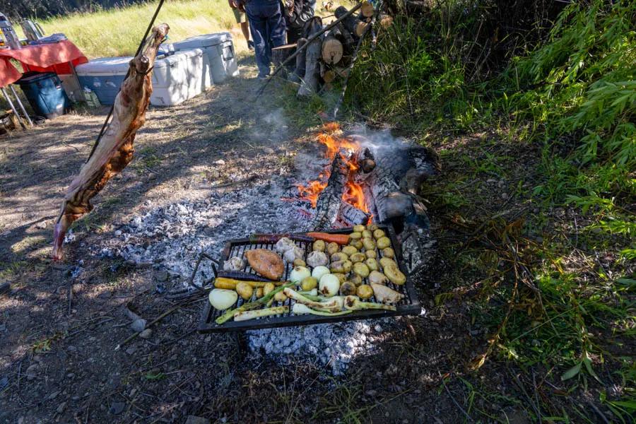 Fly fishing in Argentina camping and fishing trips. A fly fishing and camping trip on the Rio Chubut doesn't sacrifice any of the comforts of the lodge.