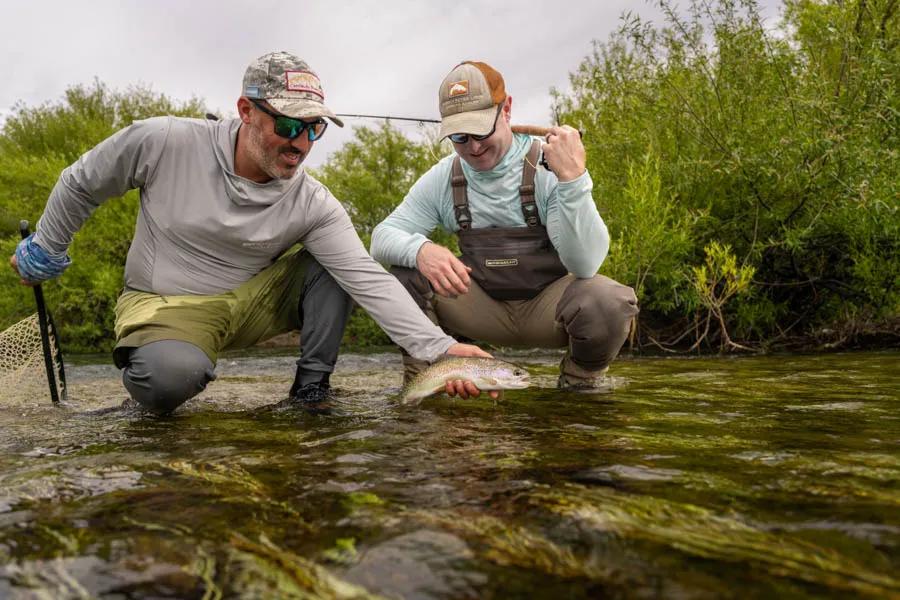 Carrileufu River Lodge has access to a large variety of fly fishing in Argentina. The spring creeks near Carrileufu River Lodge provide a nice mix of technical sight-fishing to feeding trout and shallow water hunting with small nymphs.