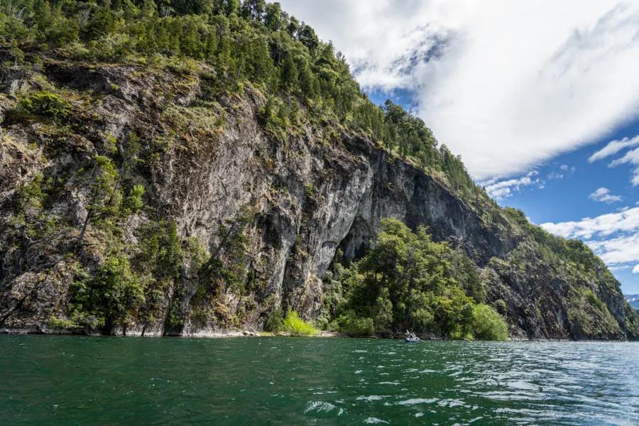 The lakes near Carrileufu River Lodge are home to plenty of good sized-trout. The scenery is spectacular as well.