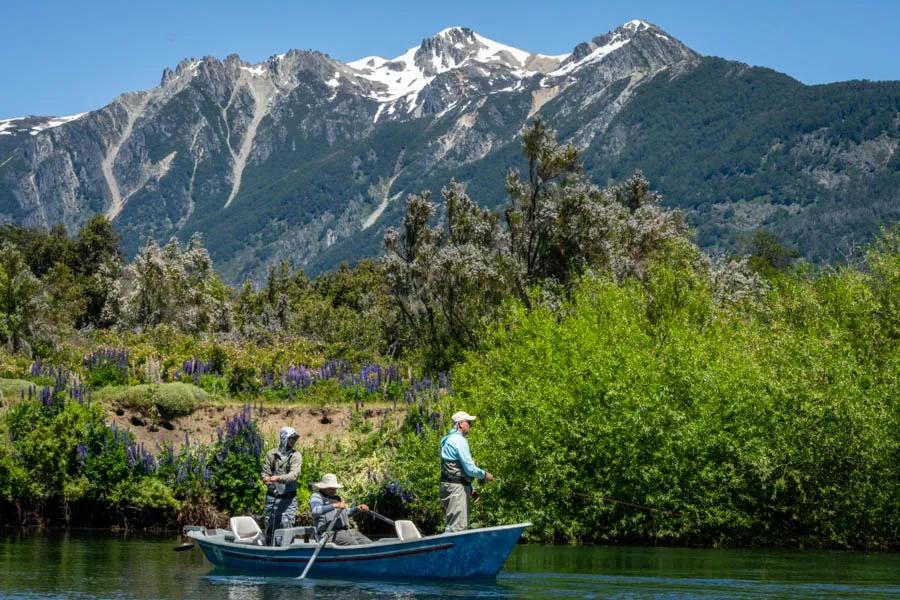 Fly fishing in Patagonia with Montana Angler The lodge's namesake river, the Carrileufu River, can be accessed within minutes and provides miles and miles of quality trout habitat and fishing.