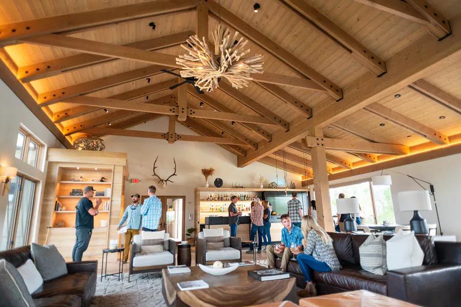Montana fly fishing trips near Bozeman and Big Sky, Montana. The Madison Double R is the newest lodge on the Upper Madison River. Situated on 1,200 acres upstream from the town of Ennis, it is a luxury lodge for a late spring or early summer Montana fishing trip.