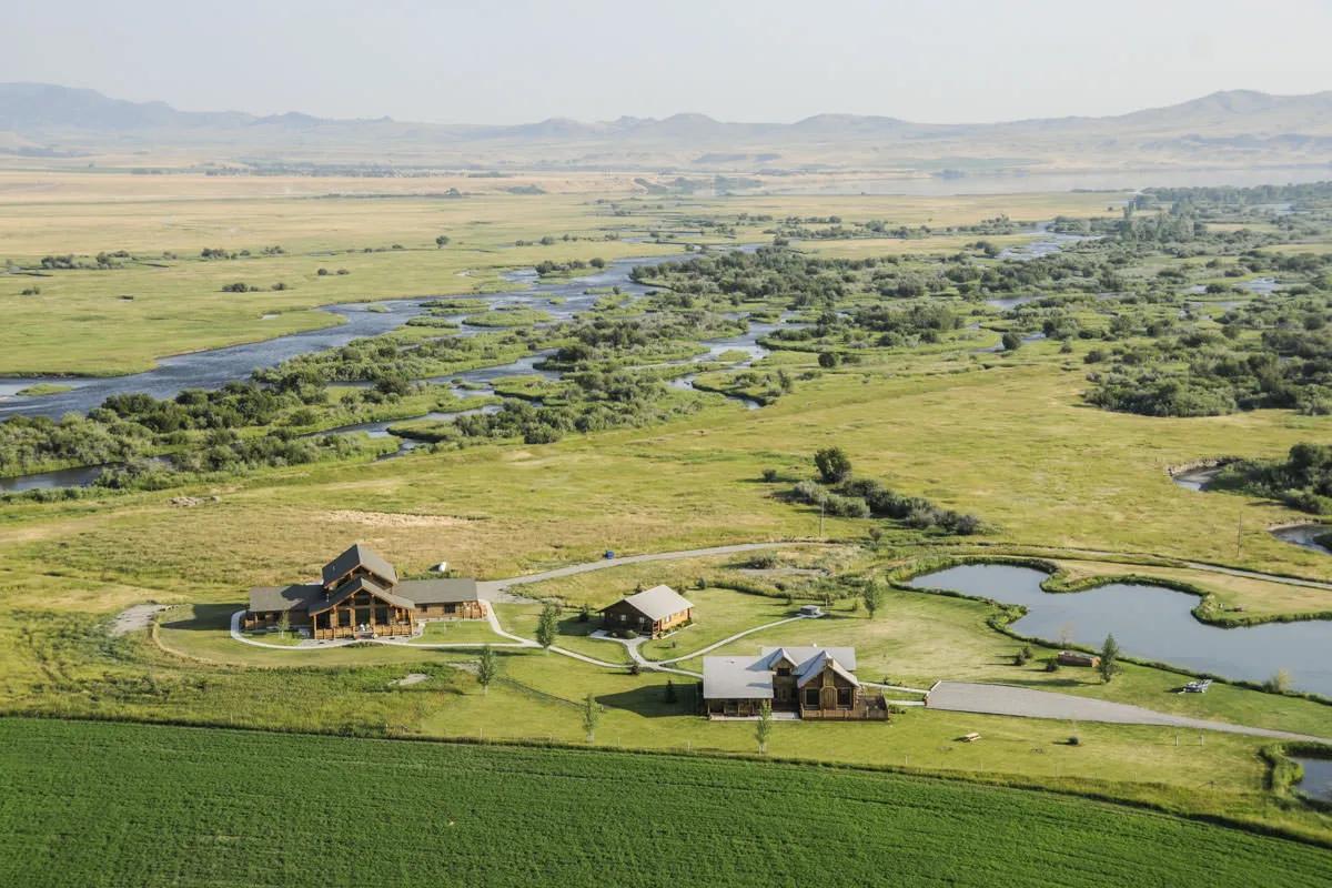 Montana fly fishing trips near Big Sky, Ennis, and Bozeman, Montana. The Madison Valley Ranch near Ennis, Montana lies just outside the popular angling town. Anglers here can enjoy the Madison River and its goodness in late spring and early summer.