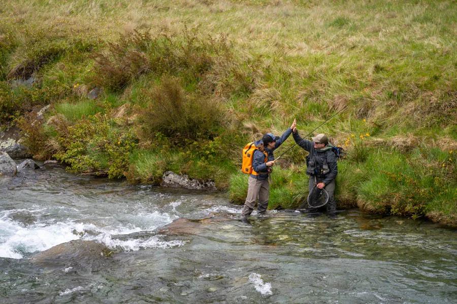 New Zealand success when fly fishing Each fish is tackled as its own unique puzzle. Its time for celebration once the code has been cracked!
