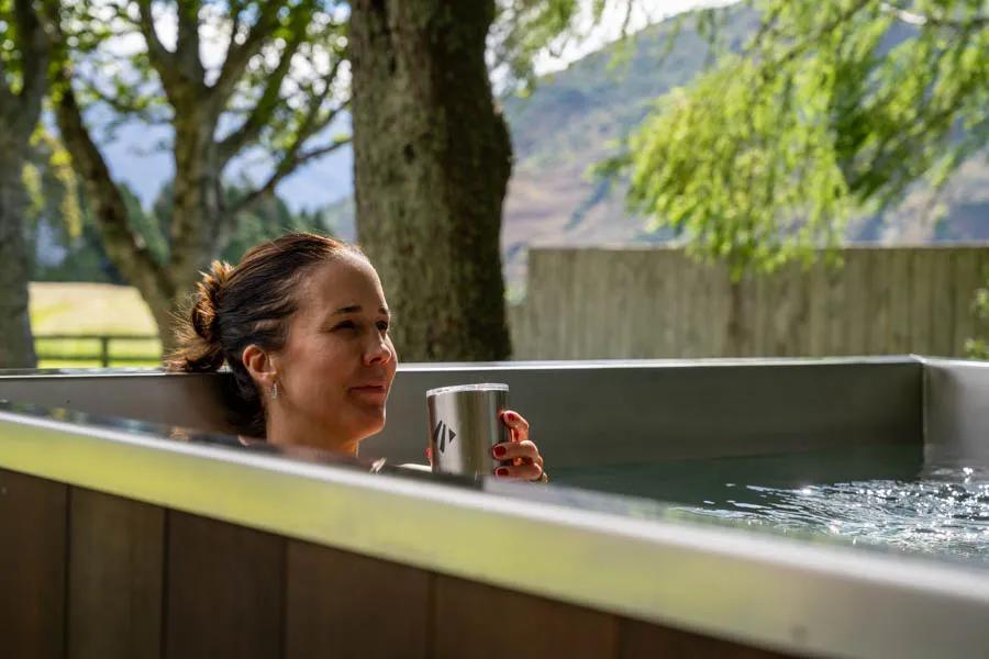 Cedar Lodge New Zealand Hot Tub Cedar Lodge hot tub