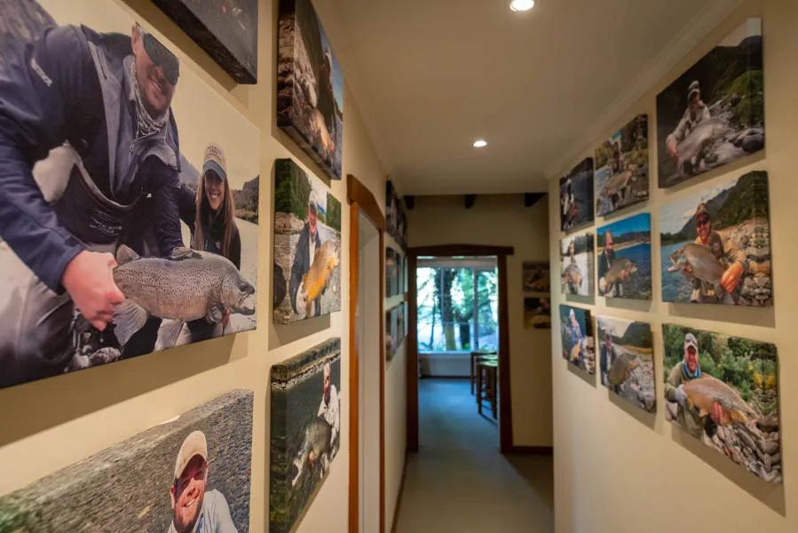 The wall of fame at Owen River Lodge Wall of fame at Owen River Lodge