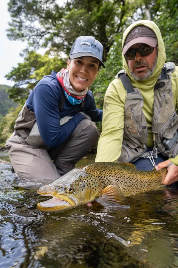 Nice Brown Trout in New Zealand