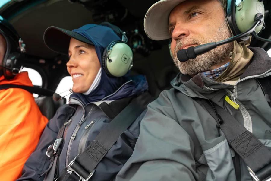 Helicopter flights in New Zealand The helicopter flights back to the lodge are worth the price of admission!